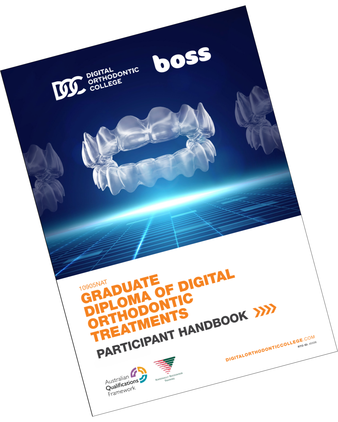 10905NAT Graduate Diploma of Digital Orthodontic Treatments Participant Handbook (PDF).